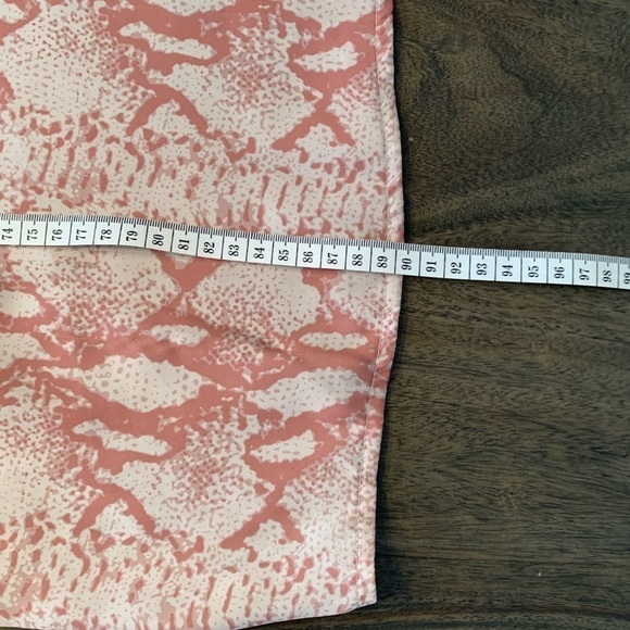 Rudsak Snake Print Dress Sleeveless Size Small Faux Leather Collar Belt Missing. - Picture 10 of 16